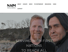 Tablet Screenshot of naim.ca